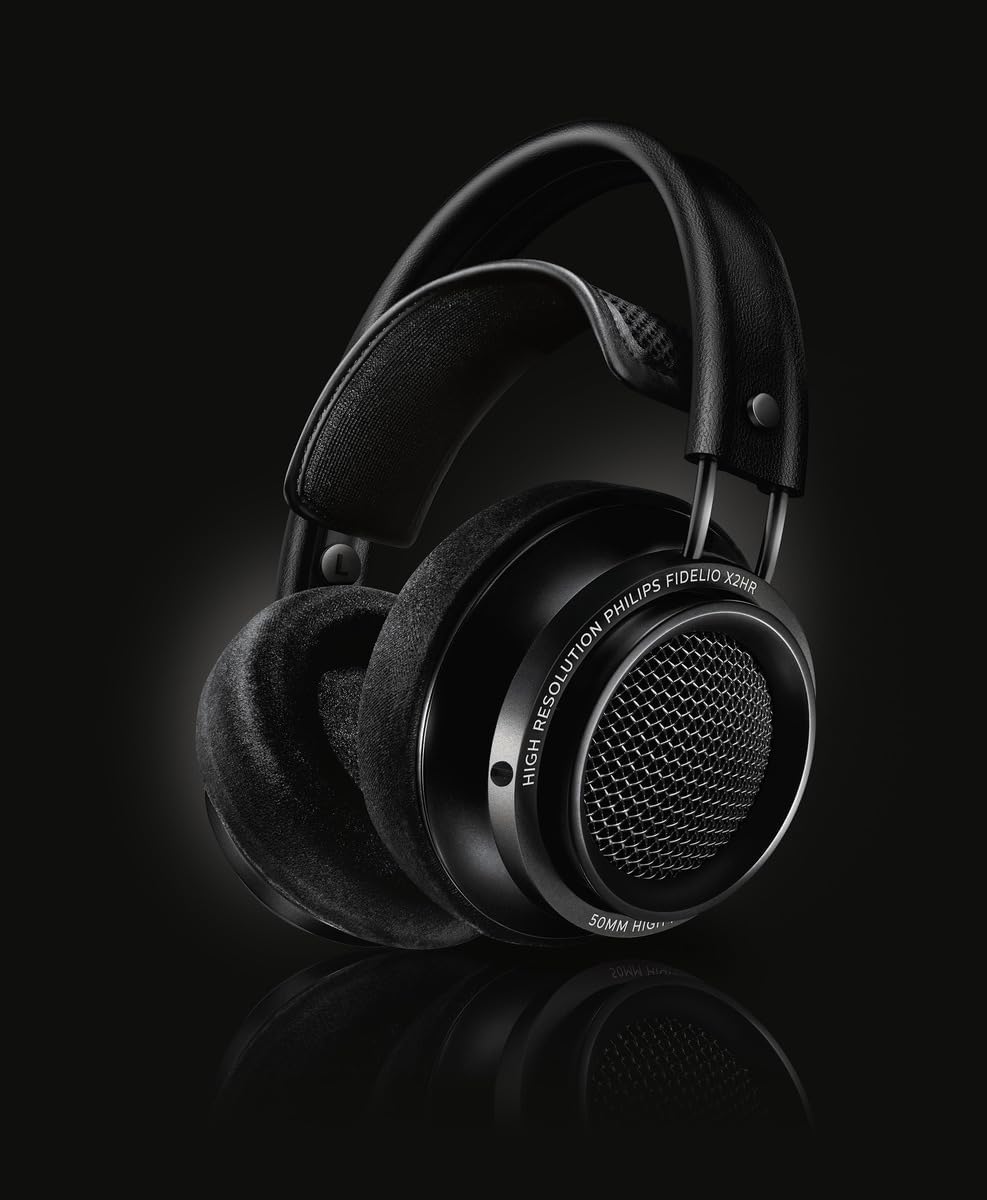 Open Back Over Ear Hi Res Headphones 50mm Drivers Wired