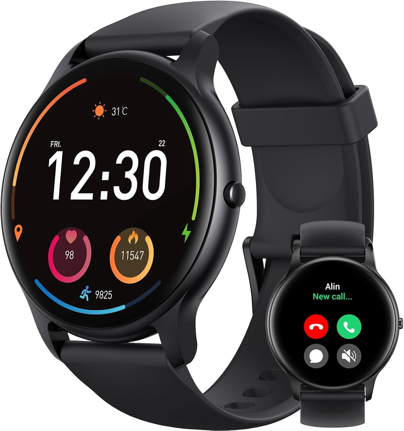 Bluetooth Calling Smart Watch 100 Sports Heart Sleep IP68