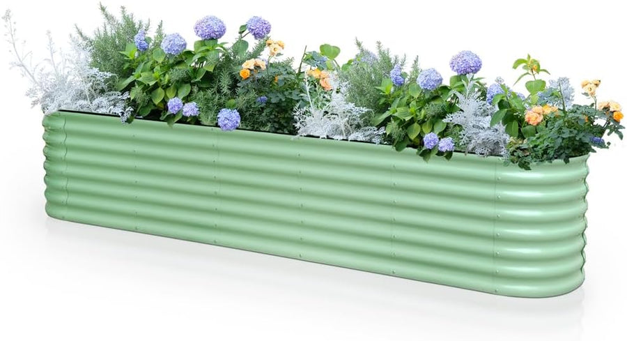 Extra Large Raised Garden Bed 284cm Metal Planter Box 60cm High