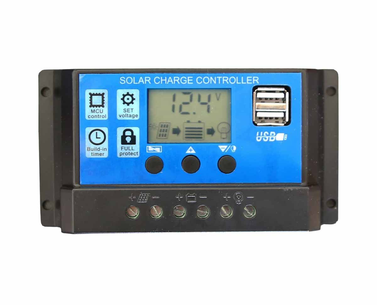 150W Solar Panel Kit Controller Mount Brackets RV Boat