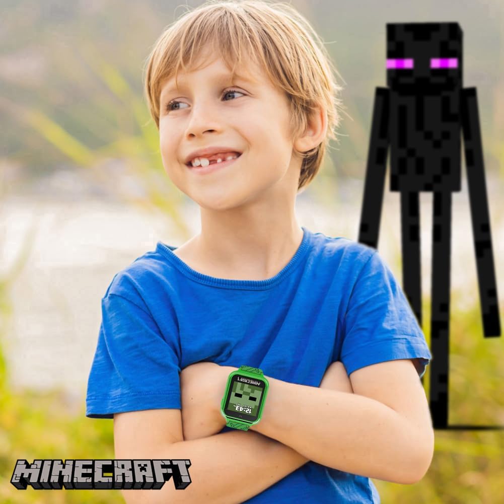 Kids Green Smart Watch Camera Games Step Tracker