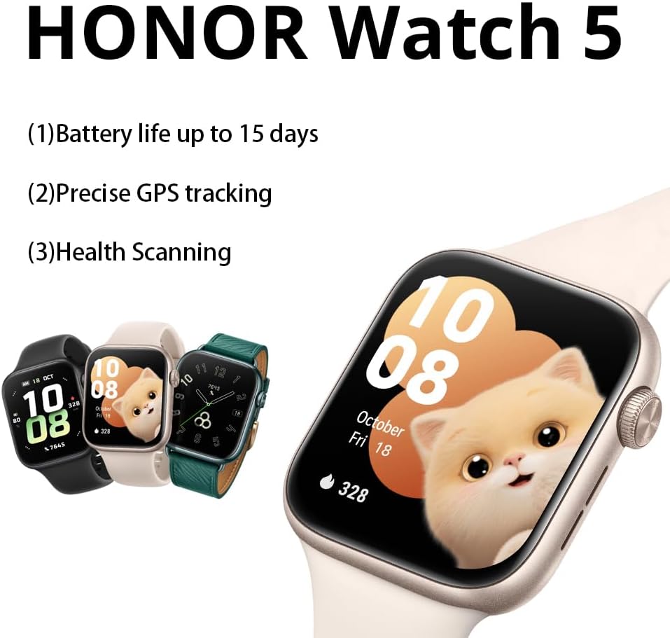 AMOLED Smart Watch GPS 15 Day Battery Fitness