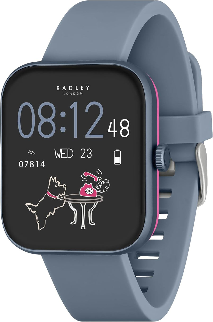 Womens Smart Watch Blue Strap Bluetooth Call 1.80