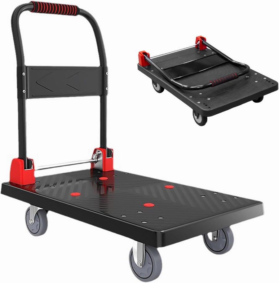 Heavy Duty Folding Platform Trolley 400KG Push Cart