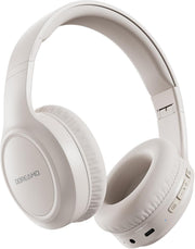 Wireless Bluetooth Over Ear Headphones 70Hr Battery Deep Bass White