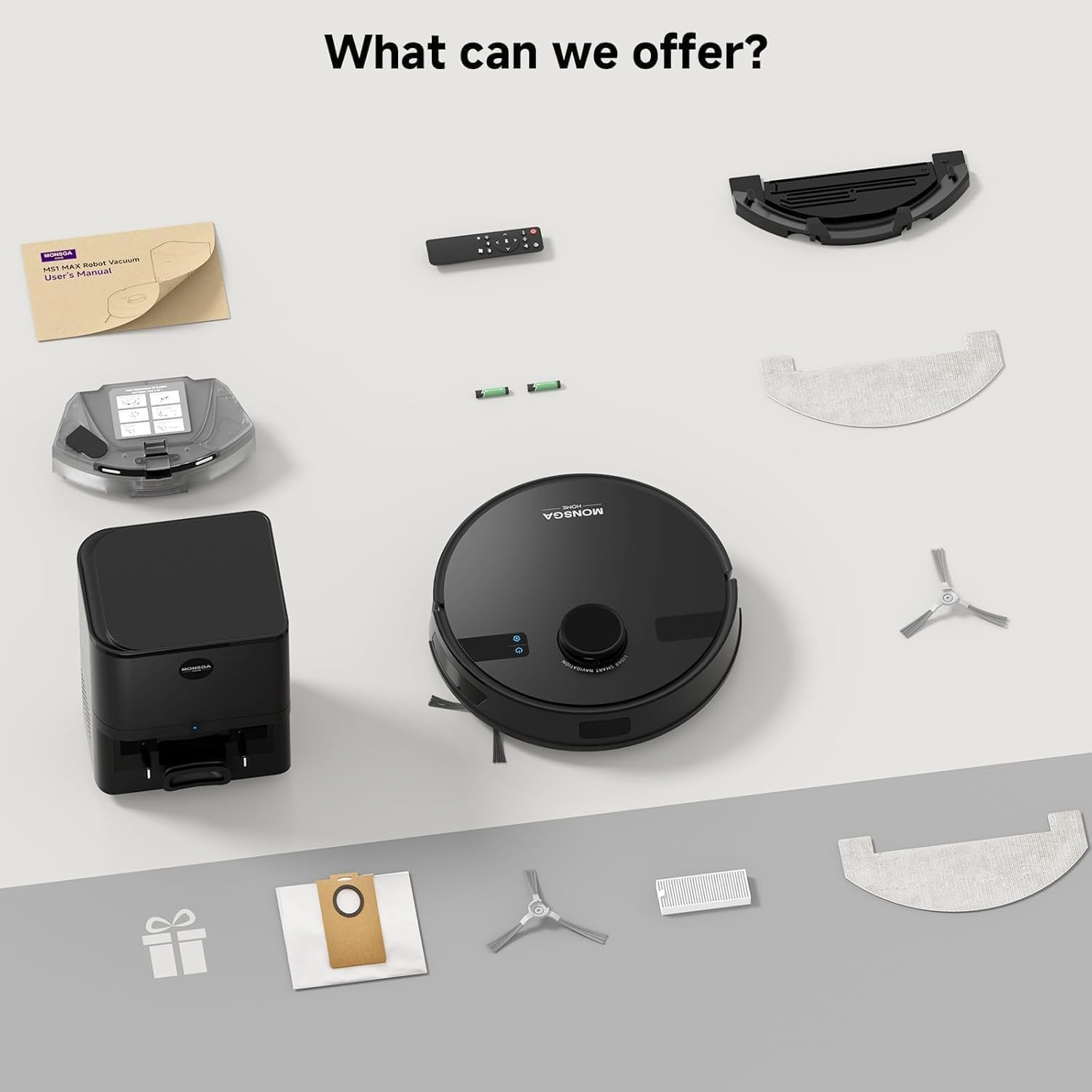 Robot Vacuum Mop 7000Pa Self Empty LiDAR Smart Cleaner