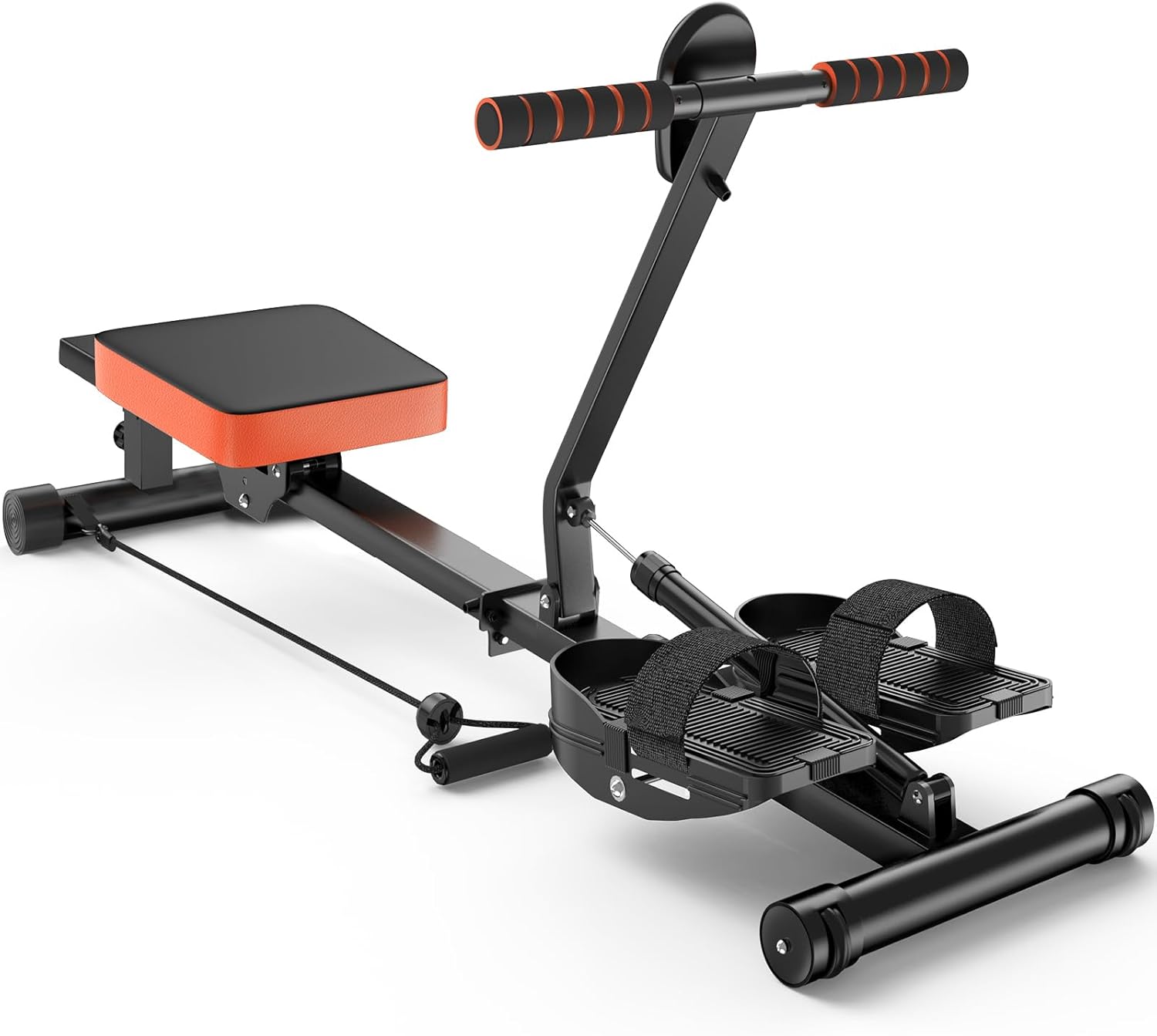 Hydraulic Rowing Machine Foldable Home Gym Rower LCD Monitor