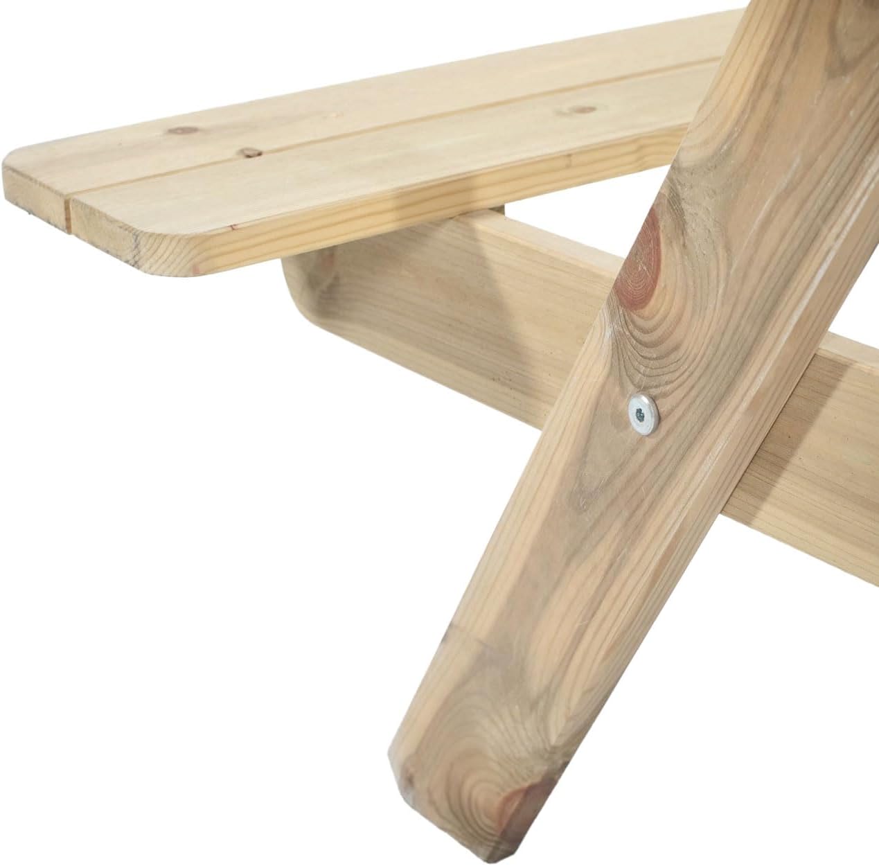 6 Seater Wooden Picnic Table A Frame Garden Bench 140cm