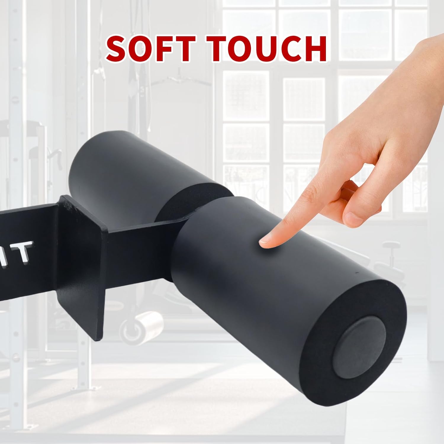 Nordic Hamstring Curl Rack Attachment Sit Up Foot Holder Trainer