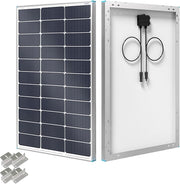 100W N Type Solar Panel 25 Percent High Efficiency Brackets