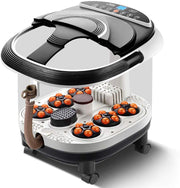 Foot Spa Massager Heat Bubble Pedicure Foot Bath Pumice Stone