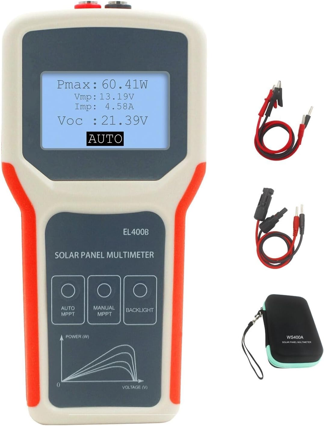 Solar Panel Tester LCD MPPT Multimeter VOC Voltage Meter