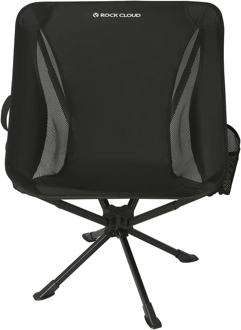 360 Swivel Camping Chair Lightweight Folding Seat