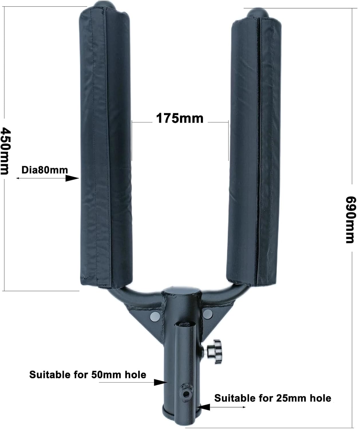 Landmine Handle Attachment Dual Grip Shoulder Press Barbell Row