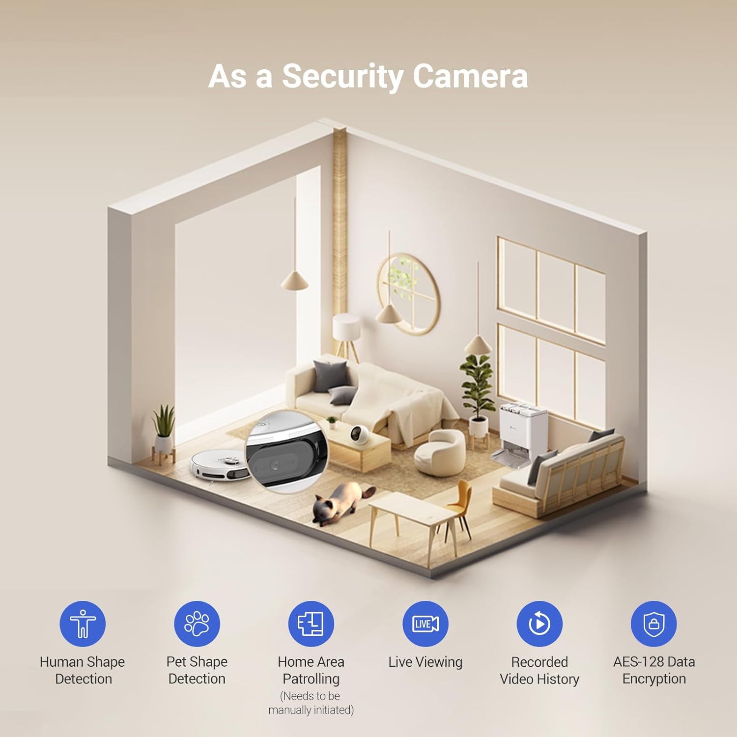 Robot Vacuum Mop Self Empty 7200Pa Auto Wash Dry LiDAR WiFi