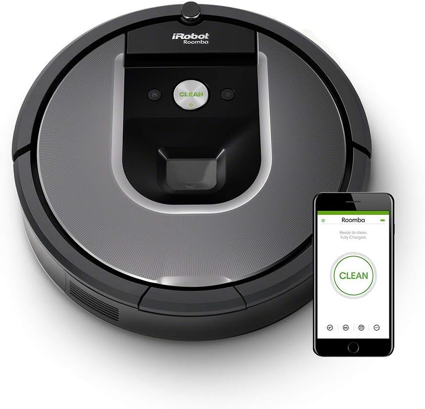Robot Vacuum WiFi Smart Mapping Pet Hair Multi Surface Auto Clean