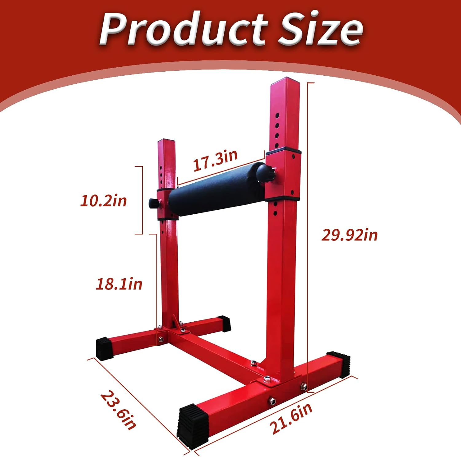 Adjustable Bulgarian Split Squat Bench Single Leg Training Stand