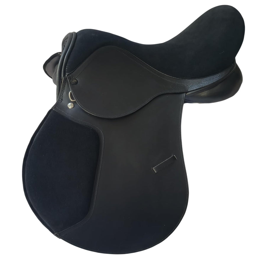 16 Inch Deluxe All Purpose English Saddle with Suede Seat