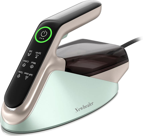 2400W Steam Iron Turbo Steamer 32g Steam Boost Ceramic Soleplate