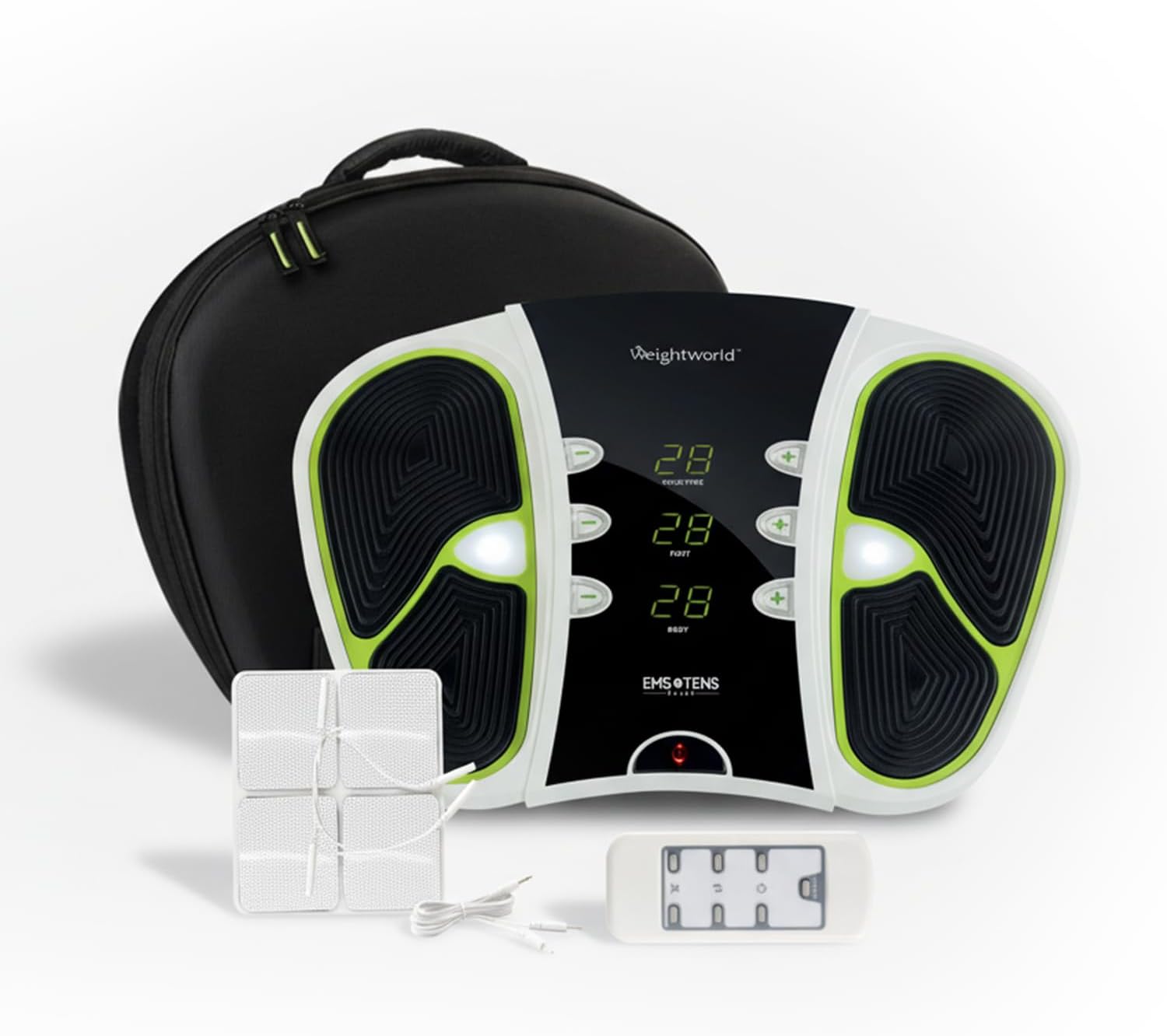 Foot Circulation Machine EMS TENS Massager 99 Levels Remote