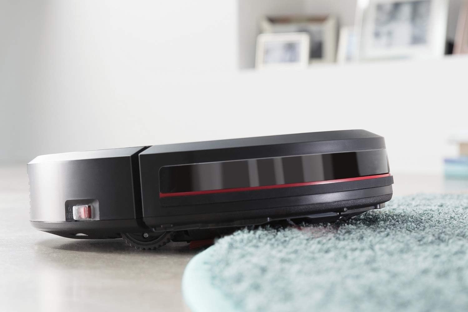 Robot Vacuum Cleaner Self Charging HEPA Filter Quiet Smart Carpet