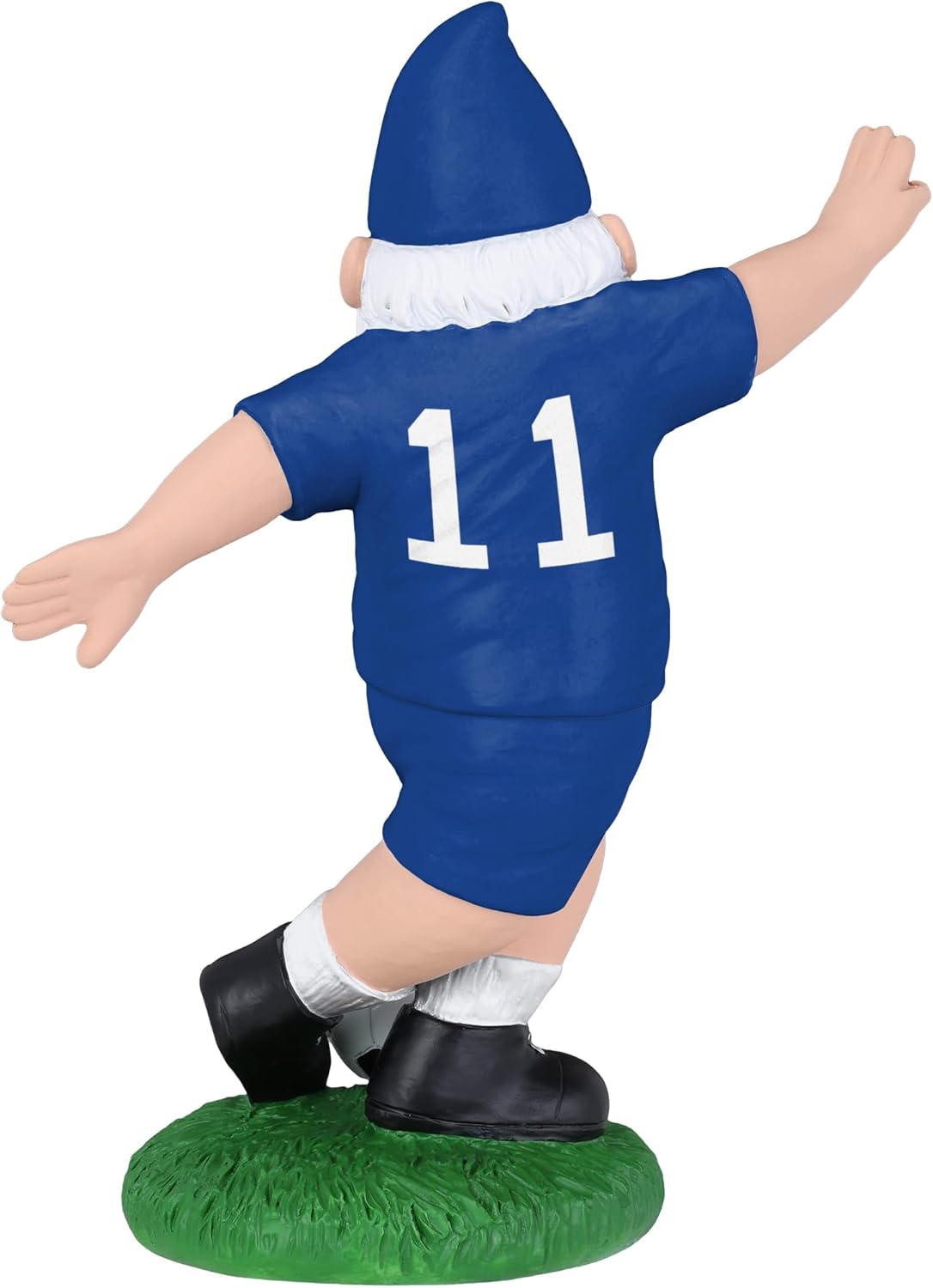 Football Gnome Statue Rabona Kick Resin Garden Decor