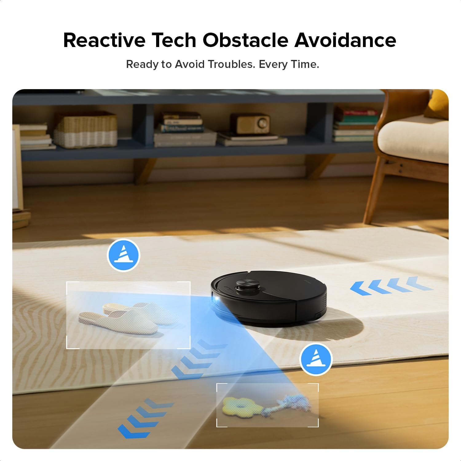 Robot Vacuum Mop 10000Pa LiDAR Auto Lift Smart Mapping