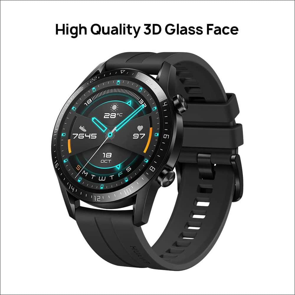 46mm AMOLED GPS Smart Watch Bluetooth Call Black