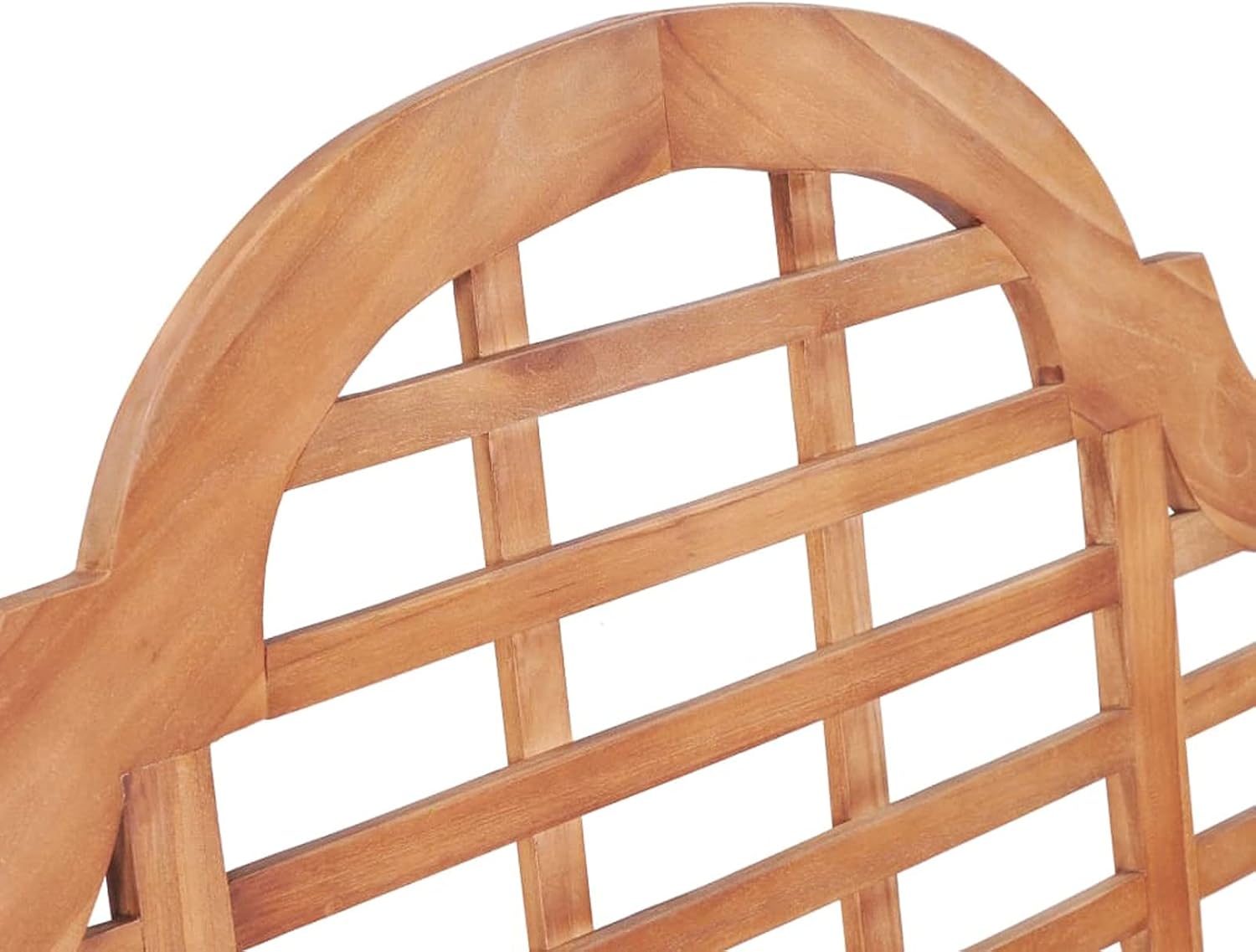 Teak Wood Garden Bench 127cm Outdoor Patio Seat Weatherproof