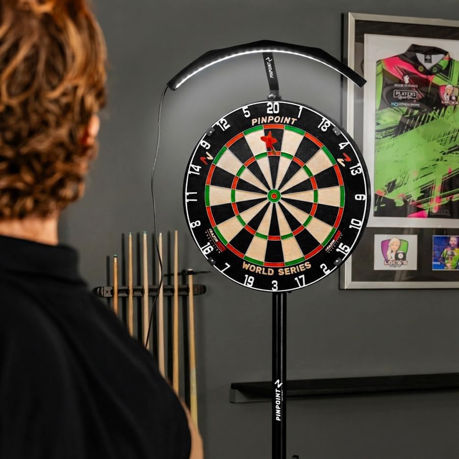 Dartboard LED Light 360 Ring Shadow Free Universal Fit Bright