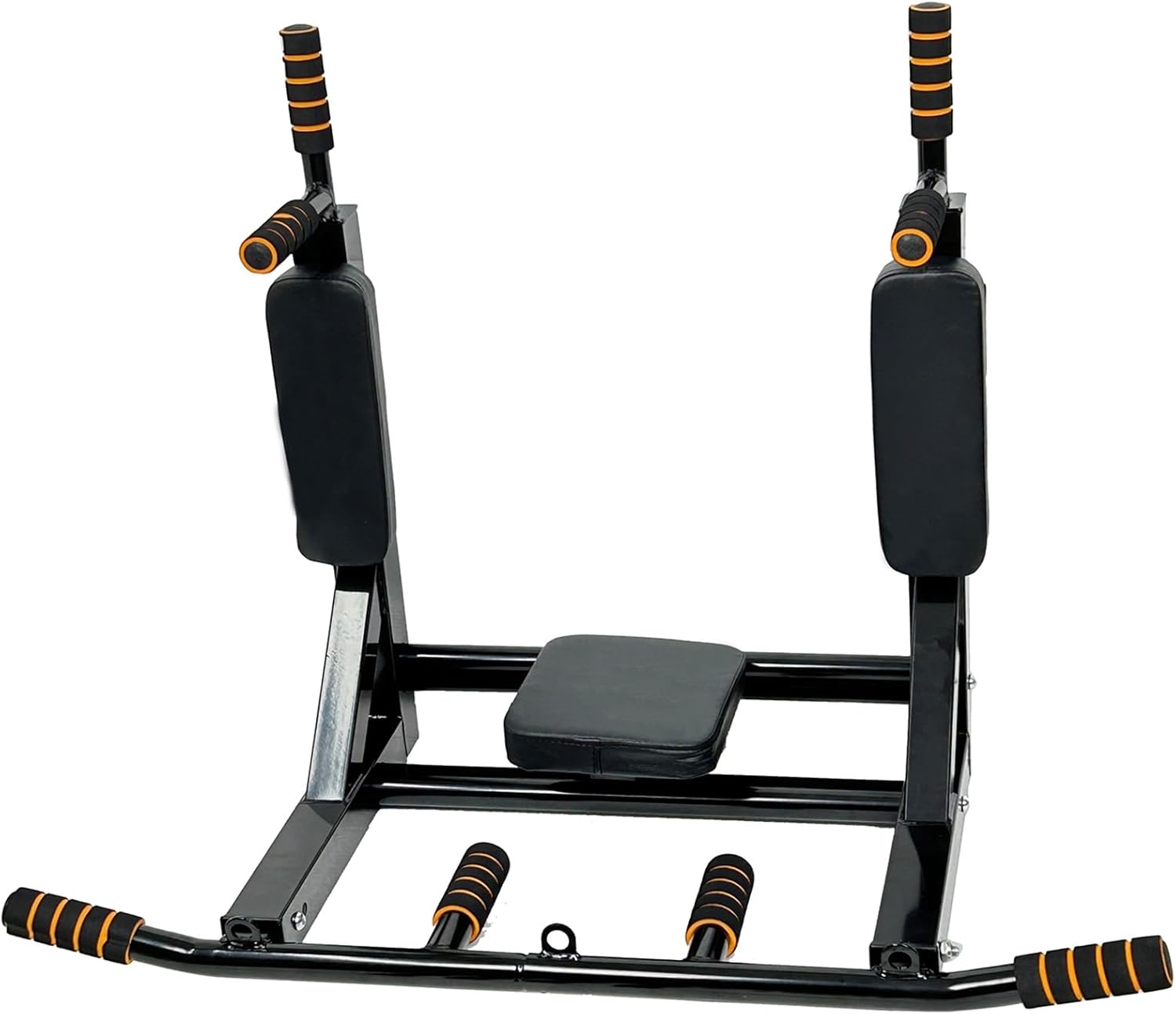 Wall Mounted Pull Up Bar Dip Station Multi Grip Home Gym Trainer