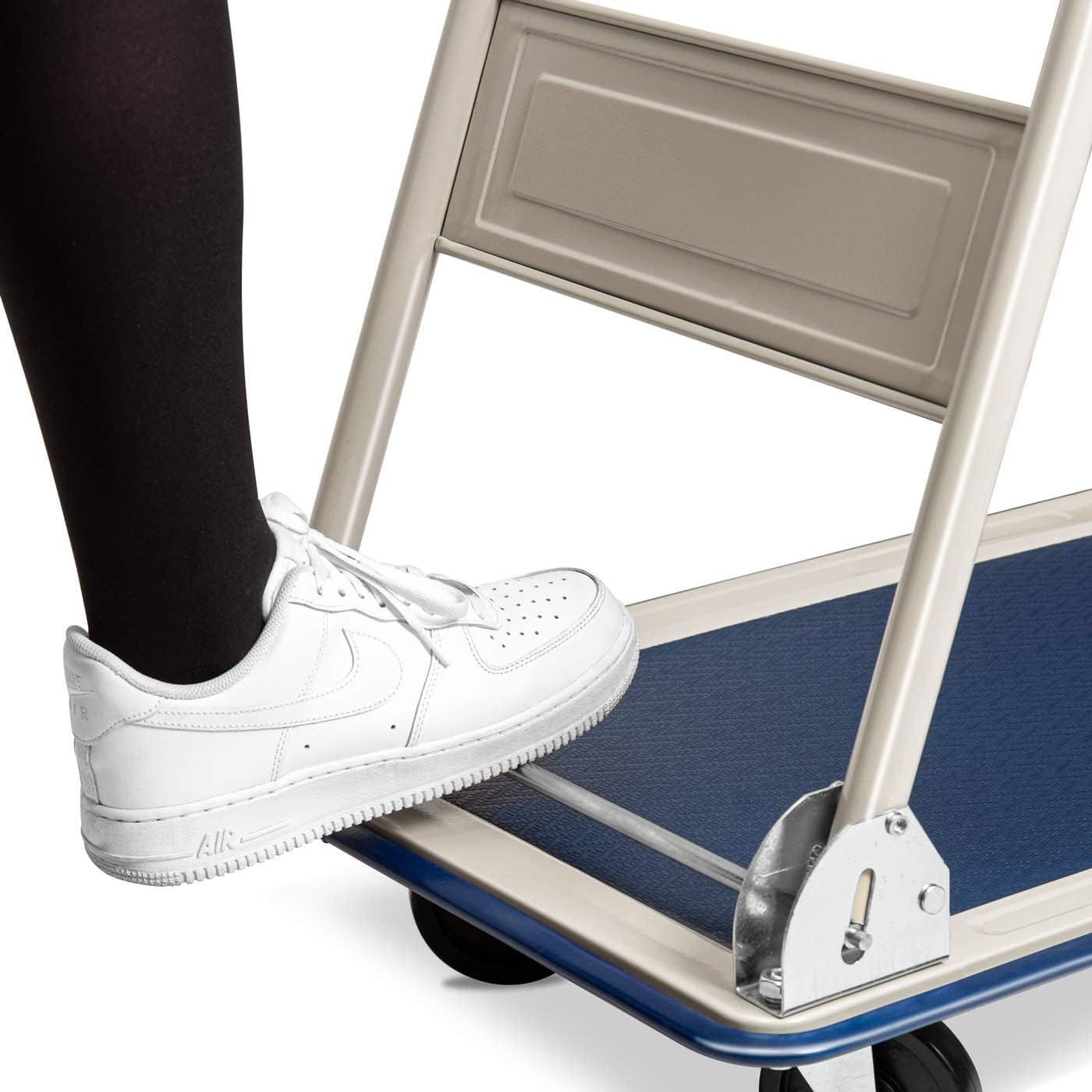 Heavy Duty Folding Platform Trolley 300KG Flatbed Cart Blue