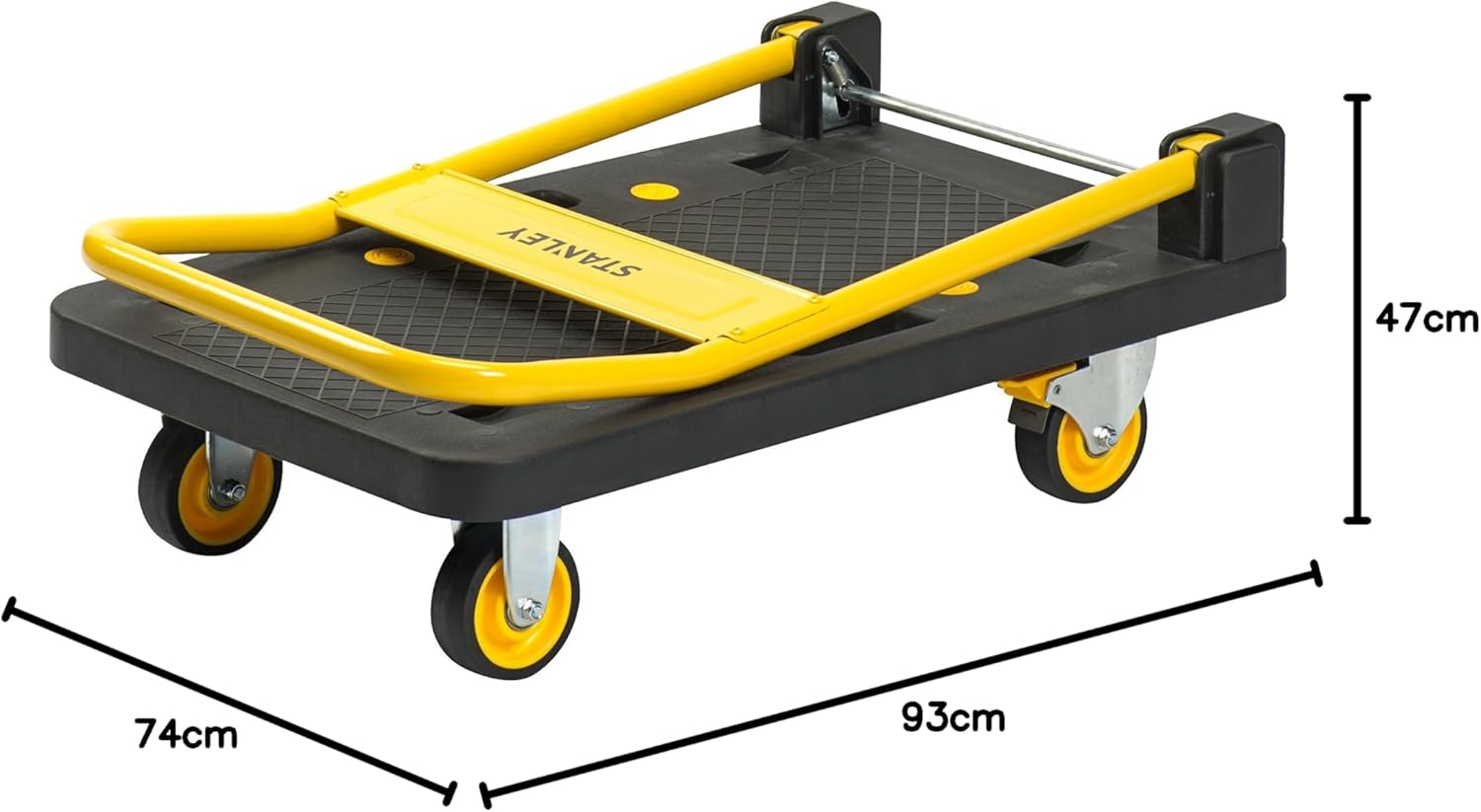 Professional Folding Platform Truck 150KG 4 Wheel Trolley