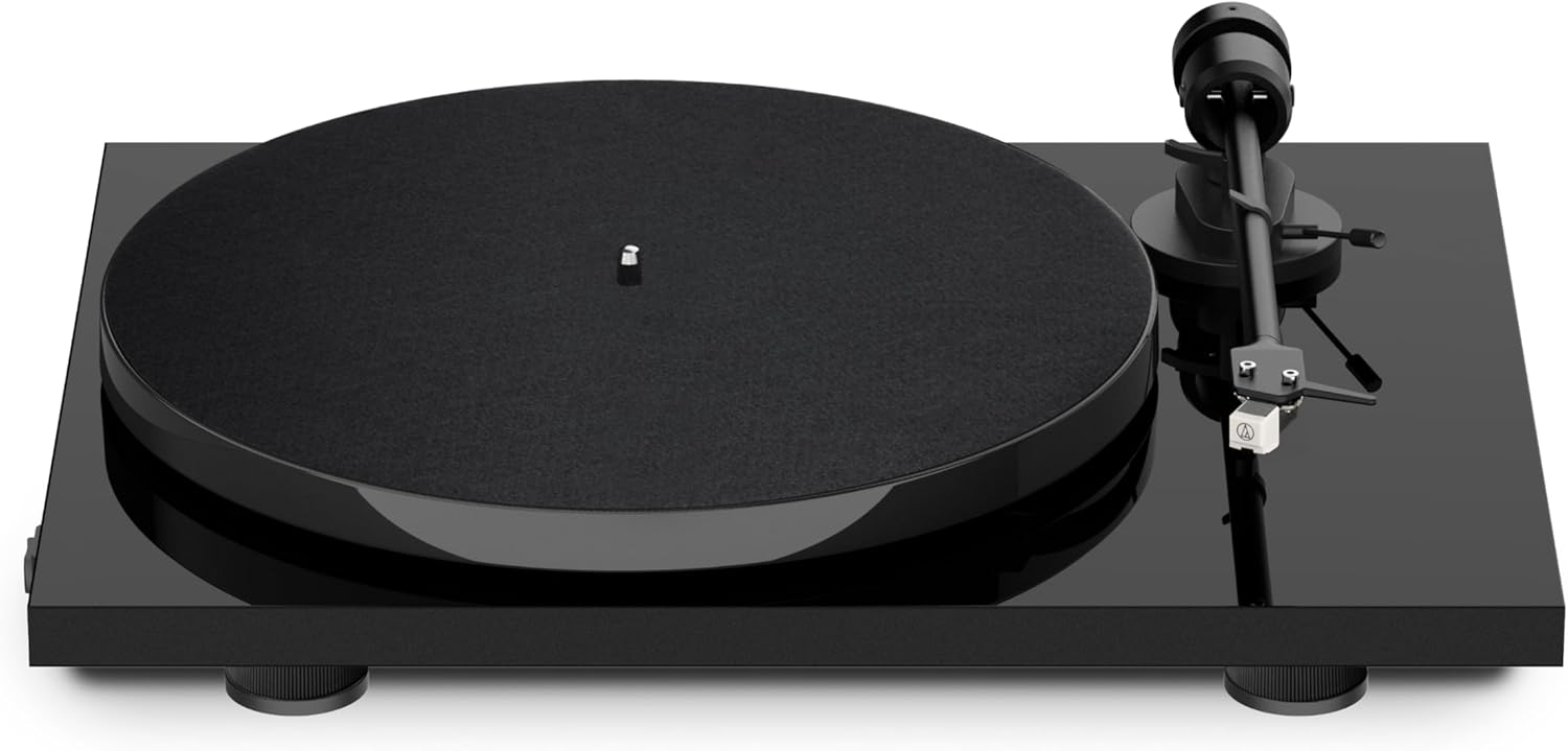 Bluetooth Turntable with Built In Preamp Black HiFi