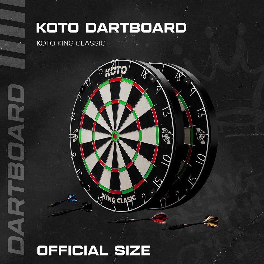 Bristle Dart Board Sisal Ultra Thin Wire Staple Free Tournament