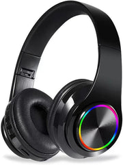 Bluetooth Over Ear Headphones Foldable Wireless Mic FM SD