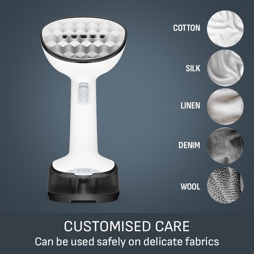 Compact Clothes Steamer Foldable 1300W Fast Heat 20g Steam