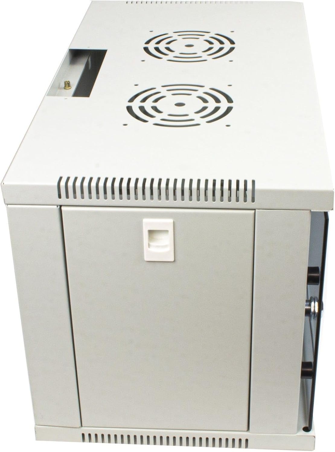6U Wall Mounted Data Cabinet 19 Inch Glass Door 300mm