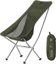 Lightweight Folding Camping Chair 330lb Green