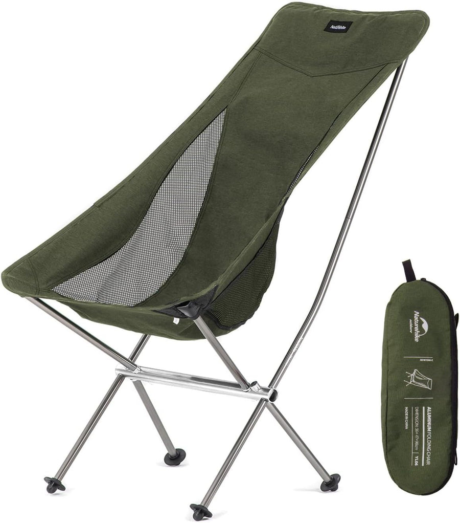 Lightweight Folding Camping Chair 330lb Green