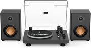 High-Fidelity Vinyl Turntable with Bluetooth, 33/45 RPM, Adjustable Counterweight