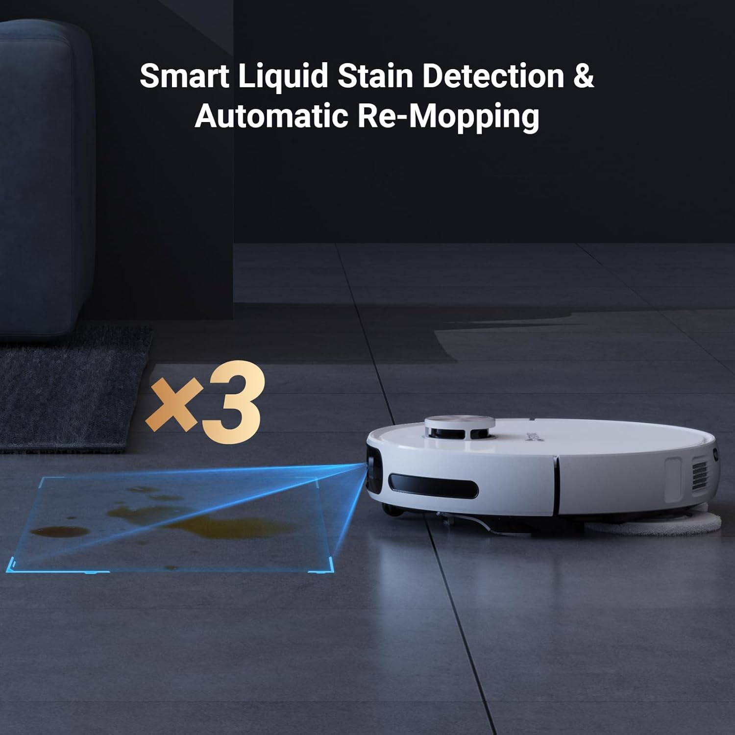 Robot Vacuum Mop 13000Pa Self Empty Wash Dry Station LiDAR Camera