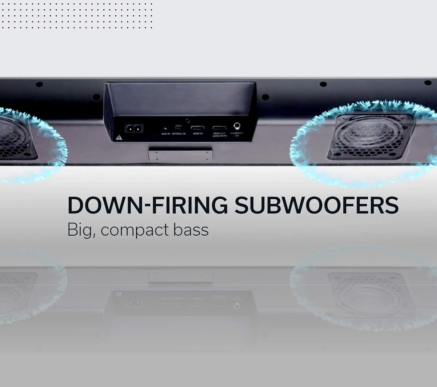 Bluetooth TV Soundbar Surround Sound Built In Subwoofers HDMI ARC