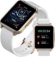 Rose Gold Smart Watch Health Fitness Tracker 10 Day Battery