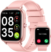 Smart Watch 20 Day Battery Bluetooth Calling Fitness Tracker Pink