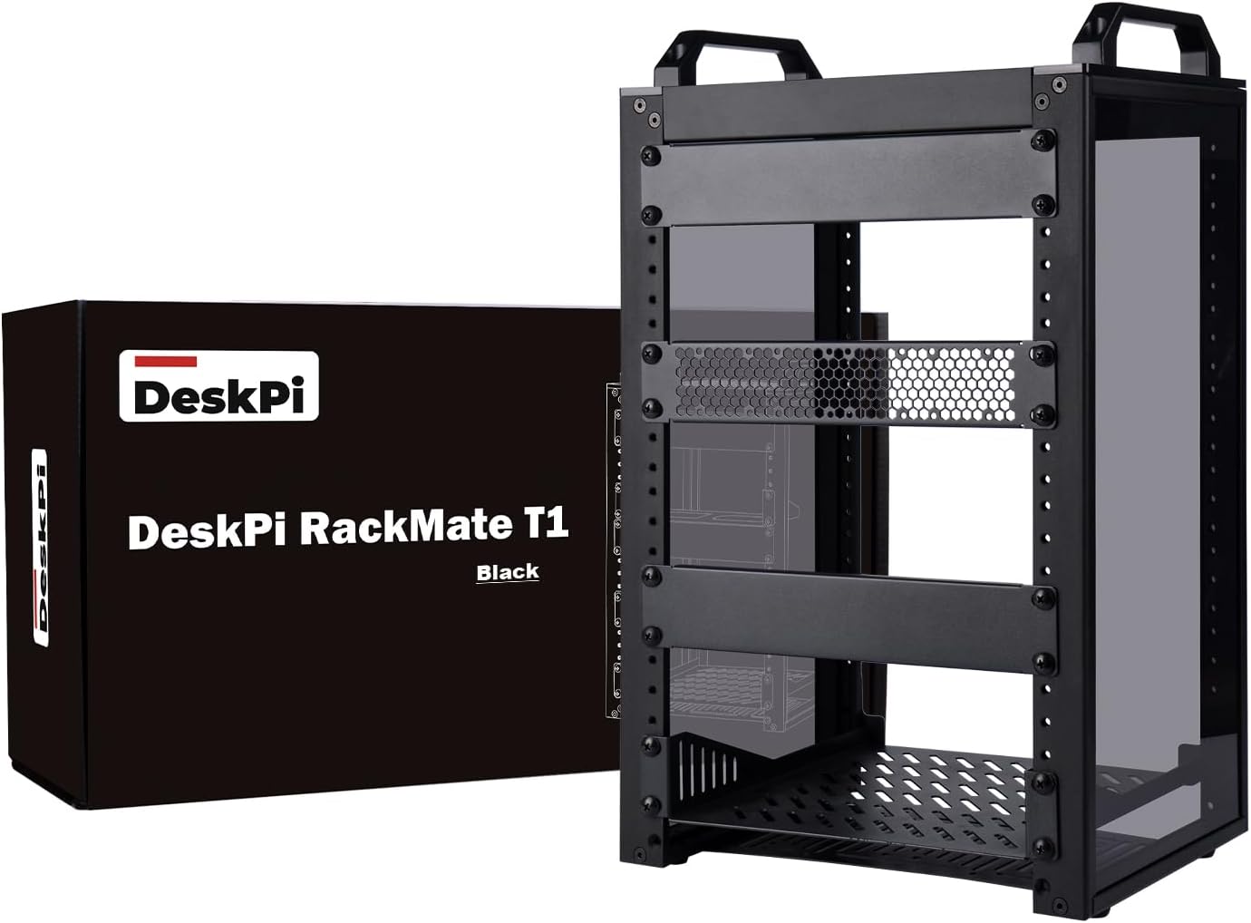 10 Inch 8U Mini Server Rack Cabinet Black