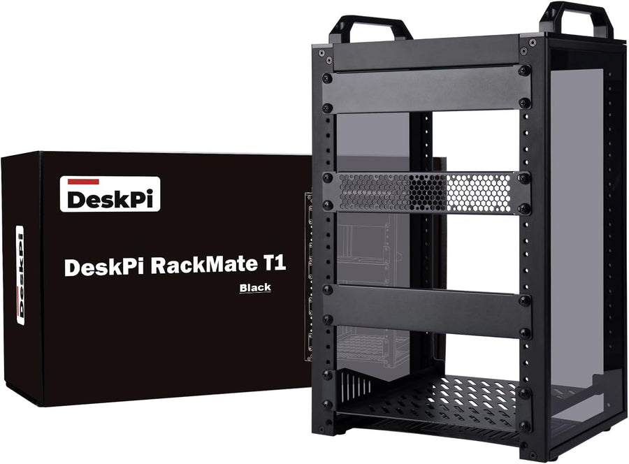 10 Inch 8U Mini Server Rack Cabinet Black