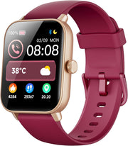 Womens Smart Watch Bluetooth Call Alexa Red