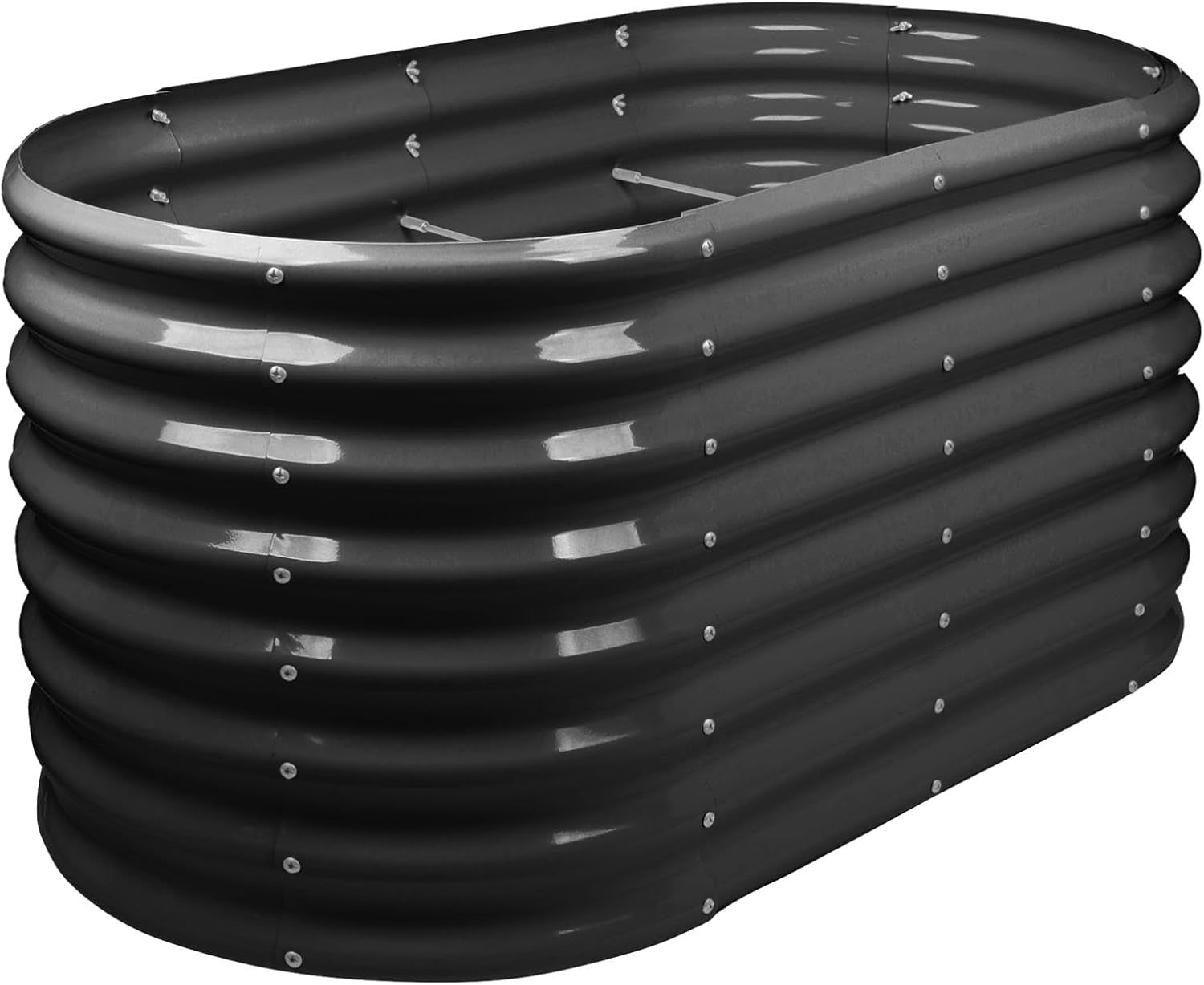Tall Metal Raised Garden Bed 120x60x60cm Anthracite