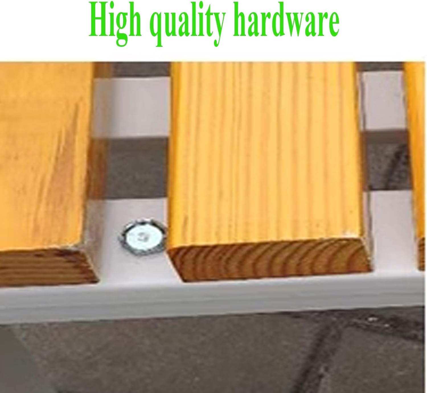 Wood Metal Garden Bench 120cm Outdoor Patio Seat Weatherproof
